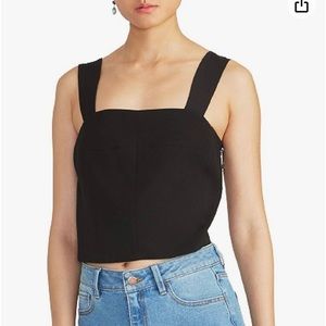 Rachel Roy side zip crop top